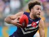 Fremantle Dockers’ defensive keen to lock out-of-contract Griffin Logue away on fresh deal