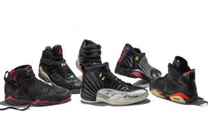 US’ CSG displaying Michael Jordan’s 6 Nike sneakers