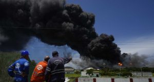 17 missing, 121 hurt, 1 dead in fire at Cuban oil facility