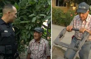 Police Officers Notice Tired 83-Year-Old Man in His Yard – Learn the Surprising Reason for His Exhaustion