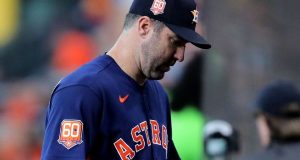 Astros’ Verlander (calf) exits start after 3 innings