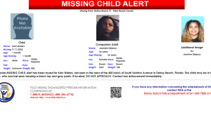 Florida Missing Child Alert issued for 1-month-old boy