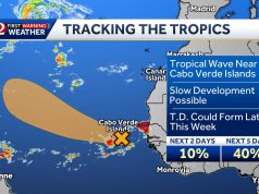 Tropical wave may become depression this week