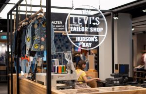 Levi’s shop-in-shop opens at Hudson’s Bay in Vancouver, Canada