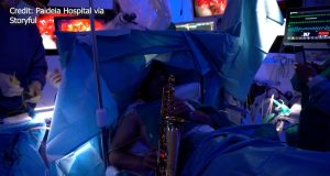 WATCH: Patient plays saxophone while undergoing brain surgery