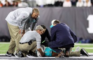 ‘It certainly raises the question of was there more going than was recognized or treated?’ Sports physician weighs in on Tua Tagovailoa’s injury
