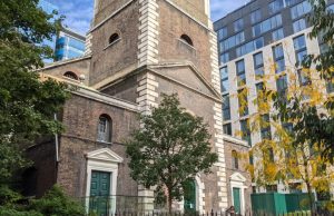 The church of St Botolph without Aldgate and Holy Trinity Minories