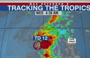 Tropical depression expected to fizzle out in Atlantic Ocean