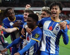Brighton boss Roberto De Zerbi commends Tariq Lamptey after scoring in win over Arsenal