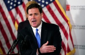 GOP Gov. Ducey welcomes Democrat Hobbs despite Lake’s refusal to concede