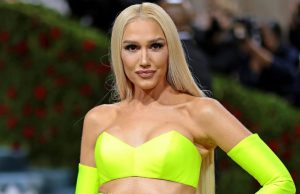 Gwen Stefani Absolutely Dazzled in Bejeweled Bra Top and Jacket