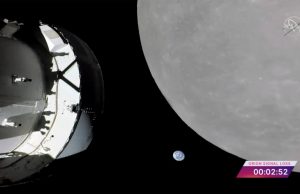 NASA capsule buzzes moon in last big step before lunar orbit