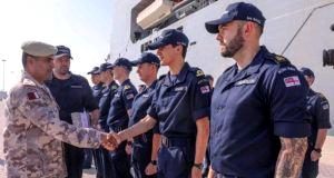 British forces arrive Doha aboard two ships for World Cup security