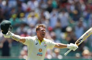 Drought-breaking Warner ton puts Aussies in front