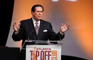 Announcer for Atlanta Hawks suffers apparent medical emergency during on-air segment, video shows