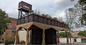 The Bourne Valley Wharf pavilion
