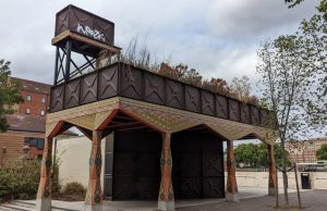 The Bourne Valley Wharf pavilion