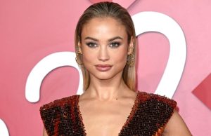 Rose Bertram Dazzles in a White Two-Piece Set in St. Barts