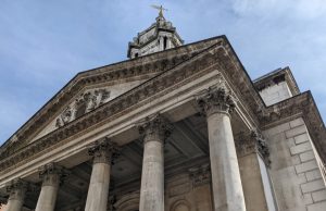 Inside the church of St George’s, Hanover Square