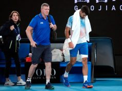 Djokovic bothered by leg, heckler during Australian Open win
