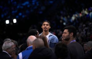 Wembanyama, even with eyes always on him, seems unfazed